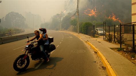 chile forest fires climate change